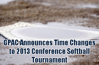 Great Plains Athletic Conference Announces Two Hour Delay for Softball Tournament