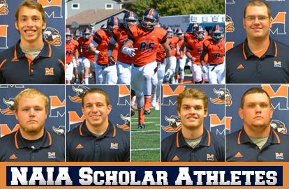Six Warrior football players named NAIA Scholar-Athletes