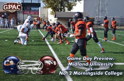 Game Day Preview: Midland University vs. No. 2 Morningside College