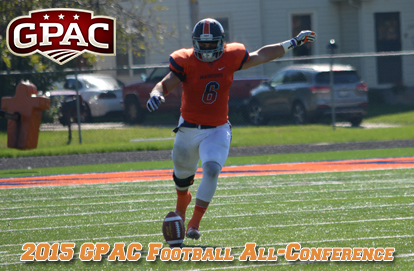 Renner highlights Midland's selections to 2015 All-GPAC Football Team
