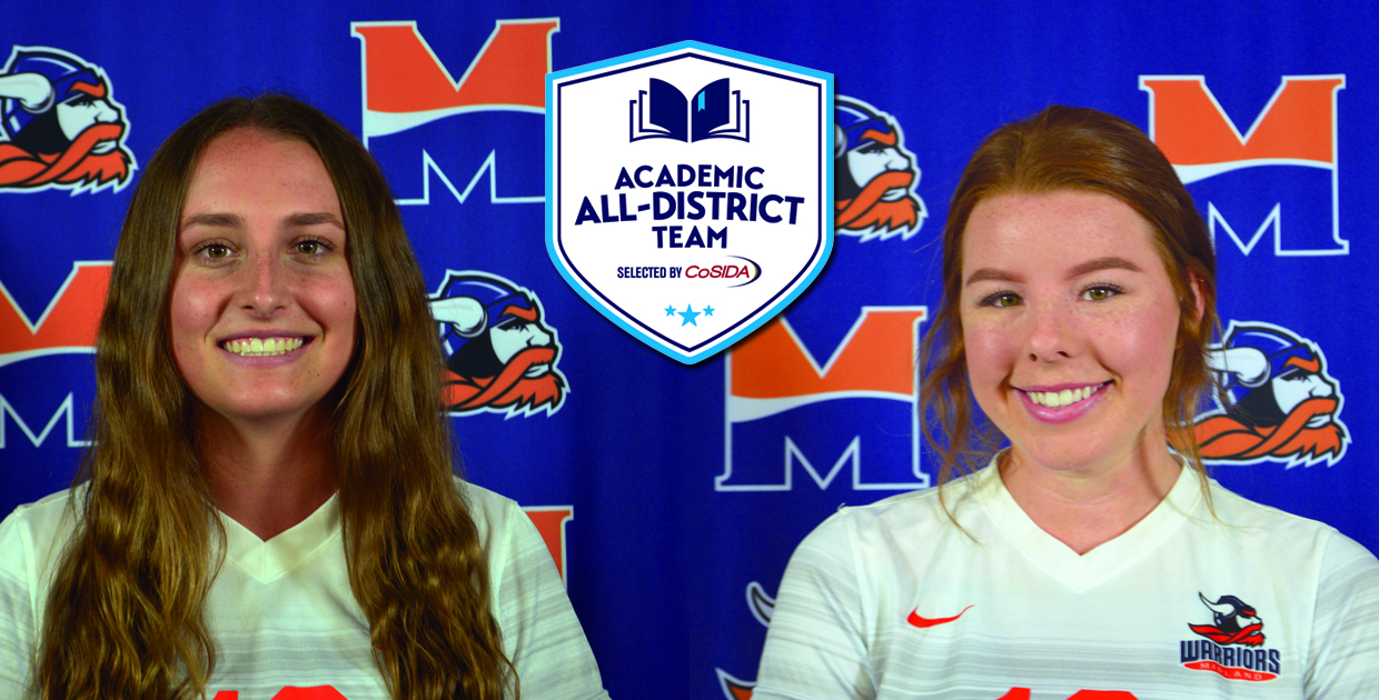 Farrell and Melanson Named to Academic All-District Team