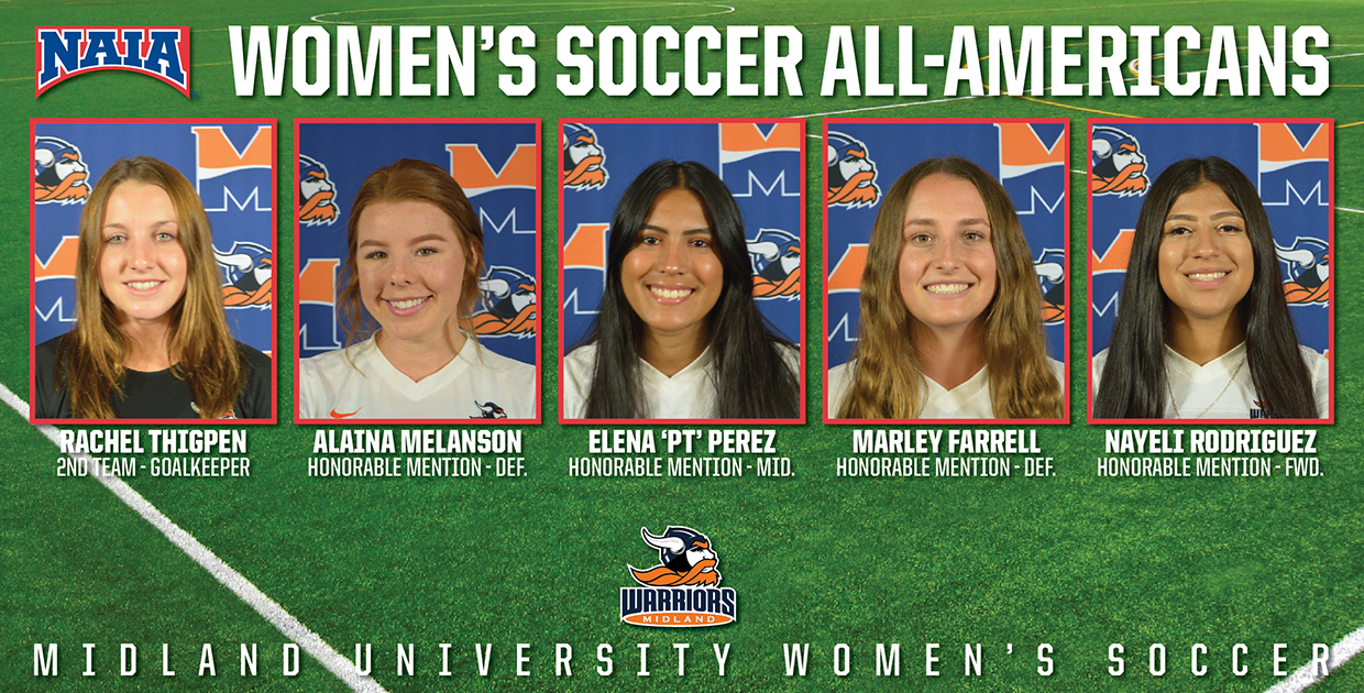 Five Lady Warriors Named to NAIA All-America List