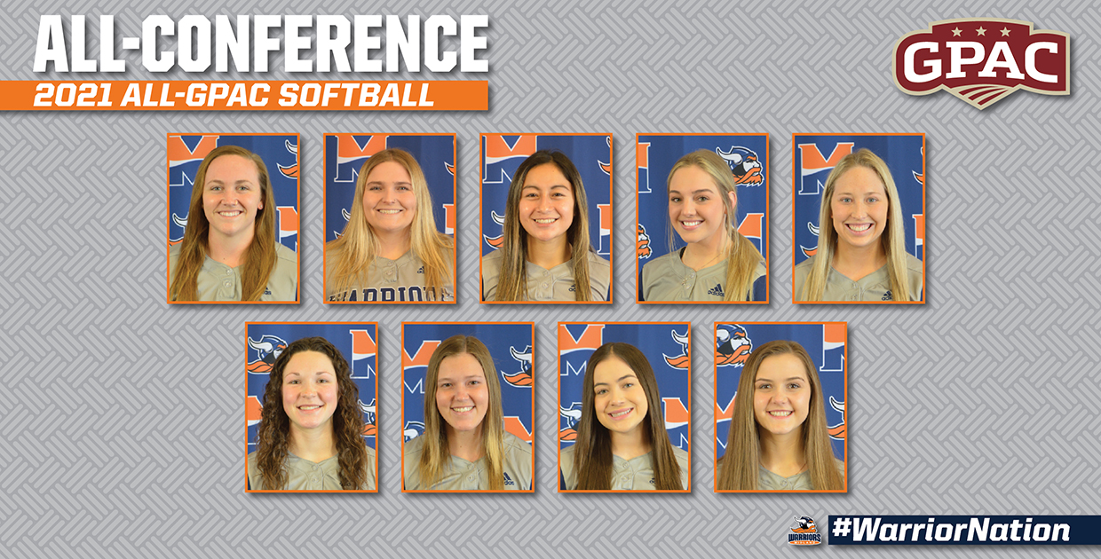 GPAC Announces Softball All-Conference Honors; Warriors Have Ten on List