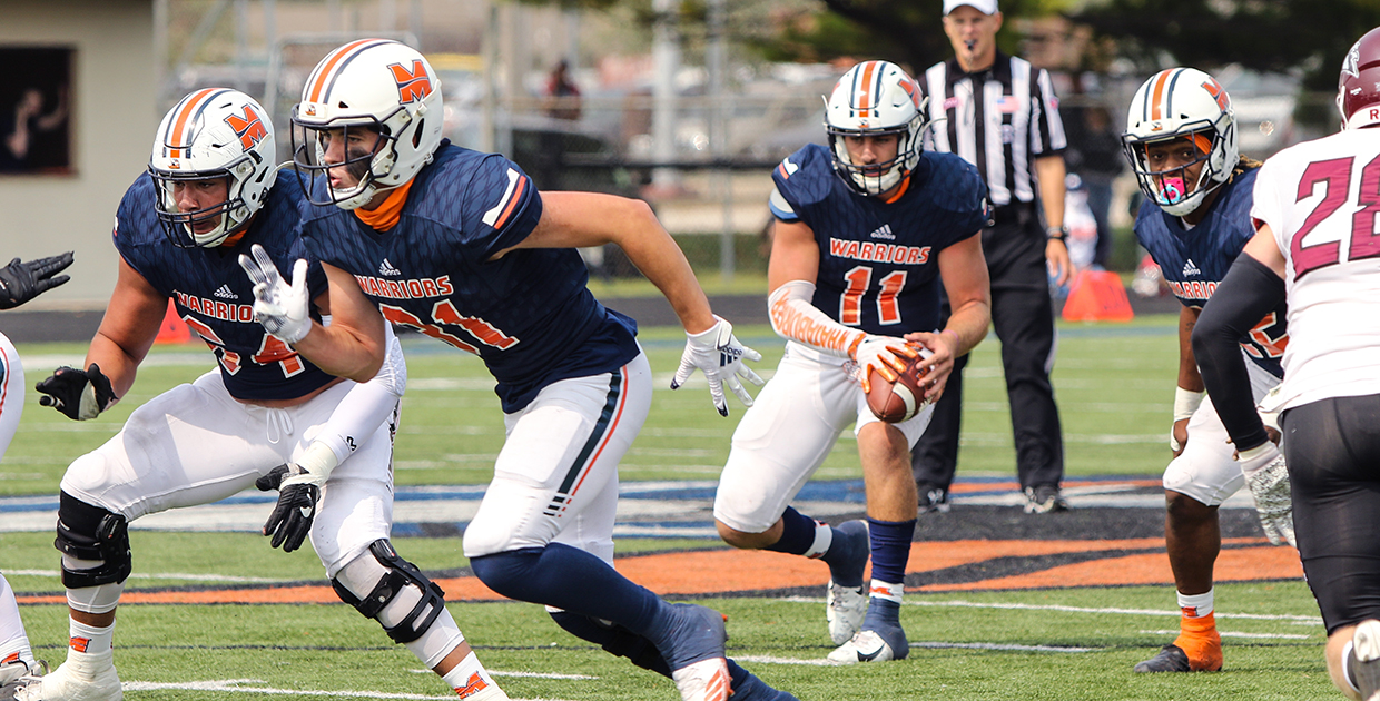 Aerial Assault Aids Mustangs to Win over Warriors