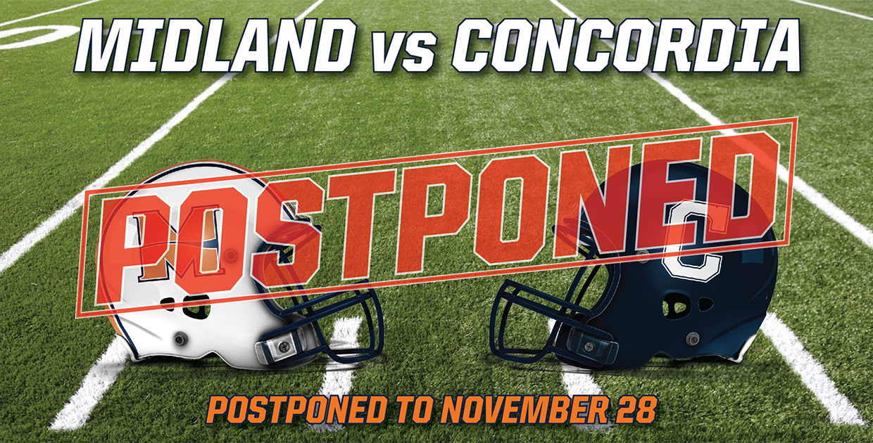 Midland Football Game vs Concordia Postponed