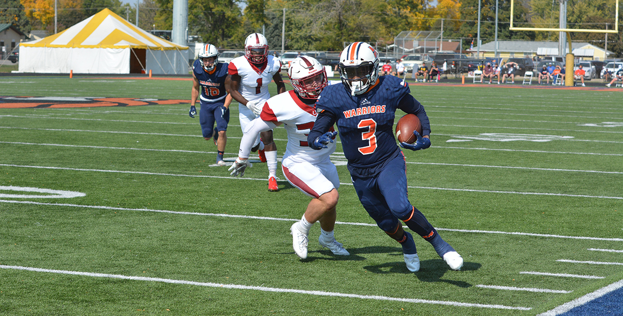 Warriors Keep Rivalry Trophy; Shutout Hastings on Homecoming
