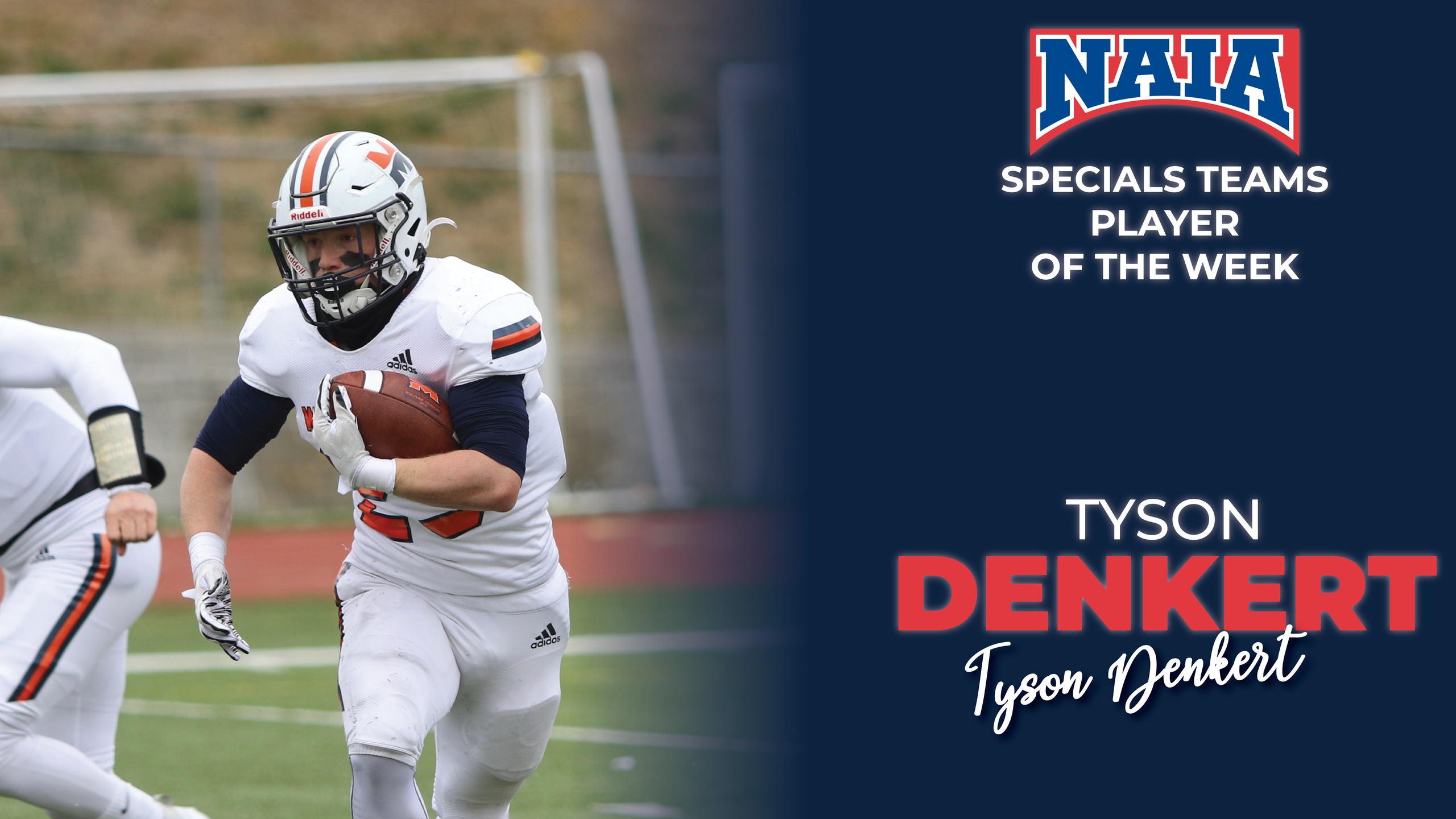 Denkert Picks Up NAIA Special Teams Weekly Award