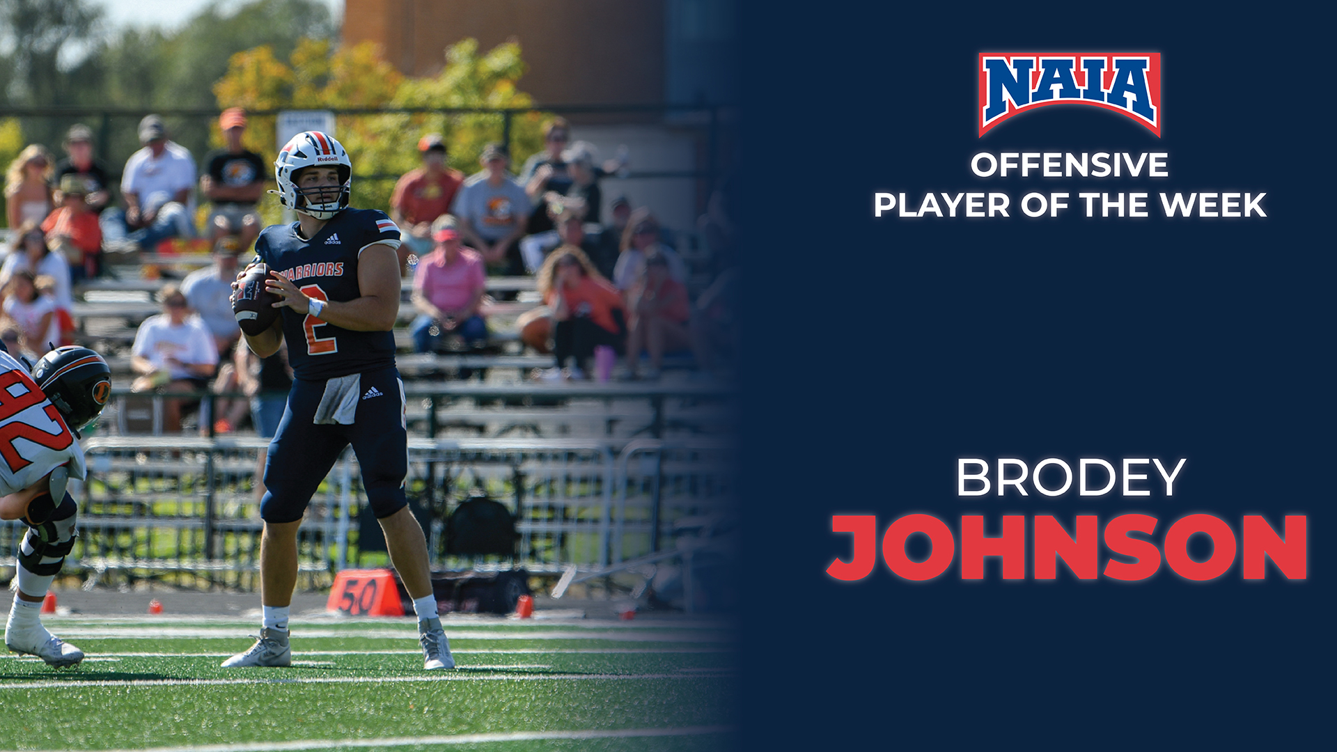 NAIA Names Johnson Offensive Player of the Week