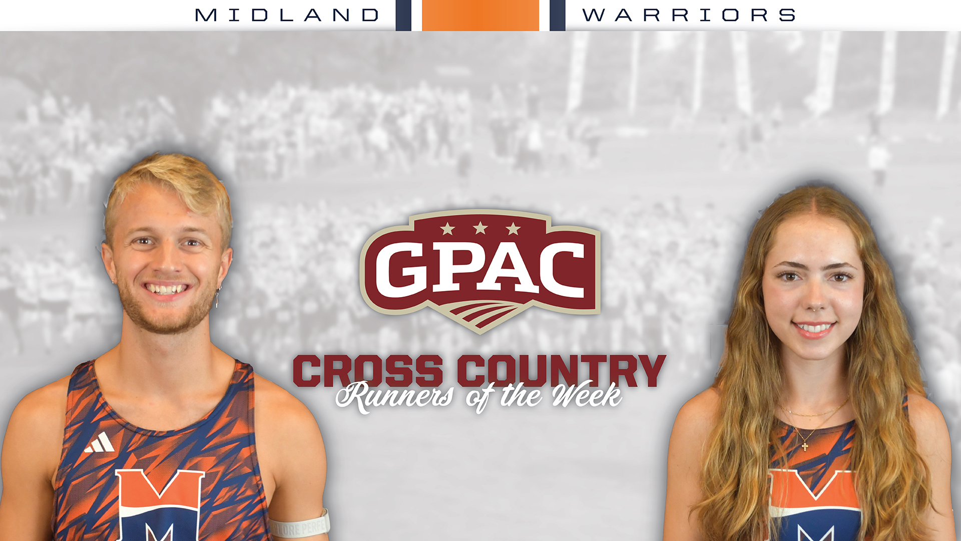 Midland Sweeps GPAC Weekly Runner Awards