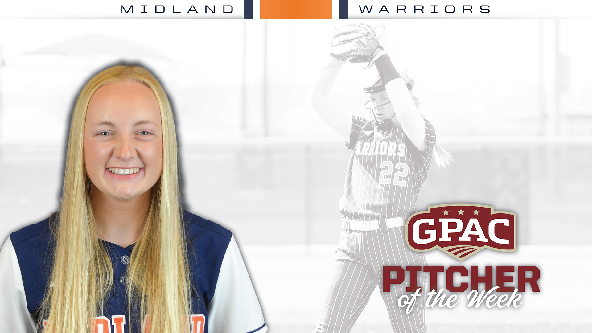 Groninga Earns GPAC Pitcher of the Week Honor