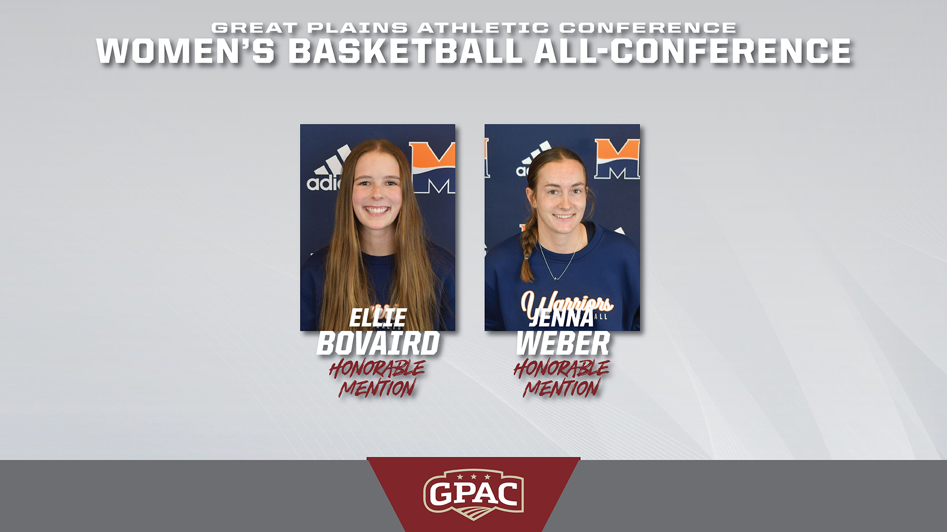 Pair of Warriors Earn Honorable Mention