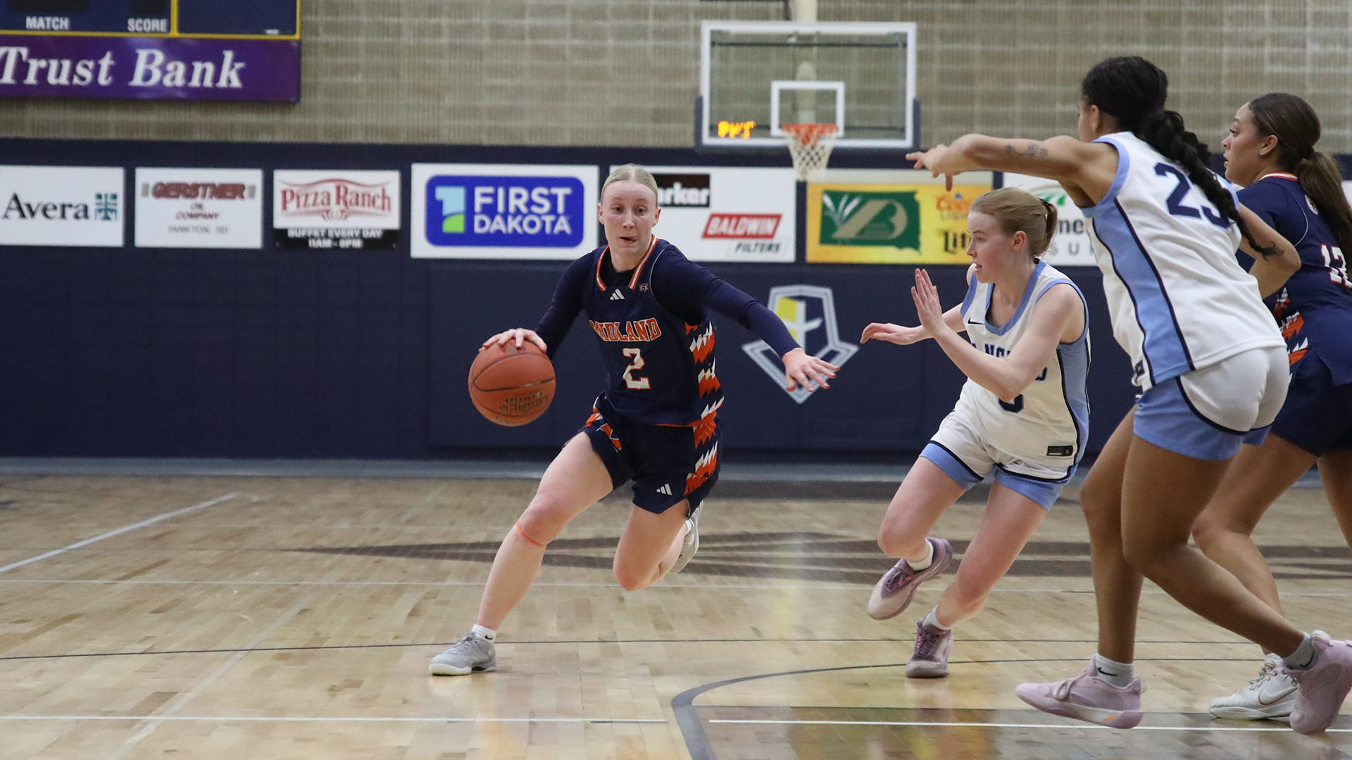 Warriors Fall at Mount Marty After Tight First Half