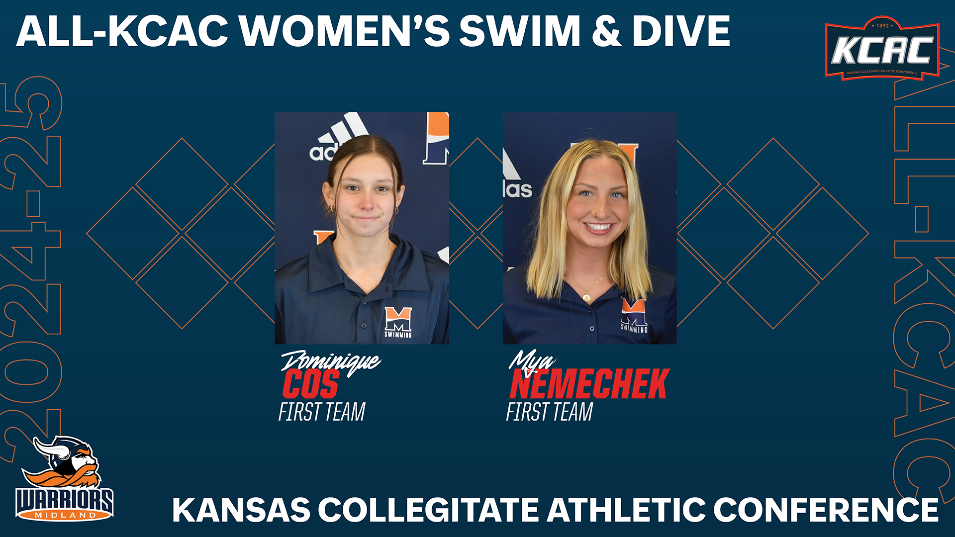 Two Warriors Earn All-Conference Honors