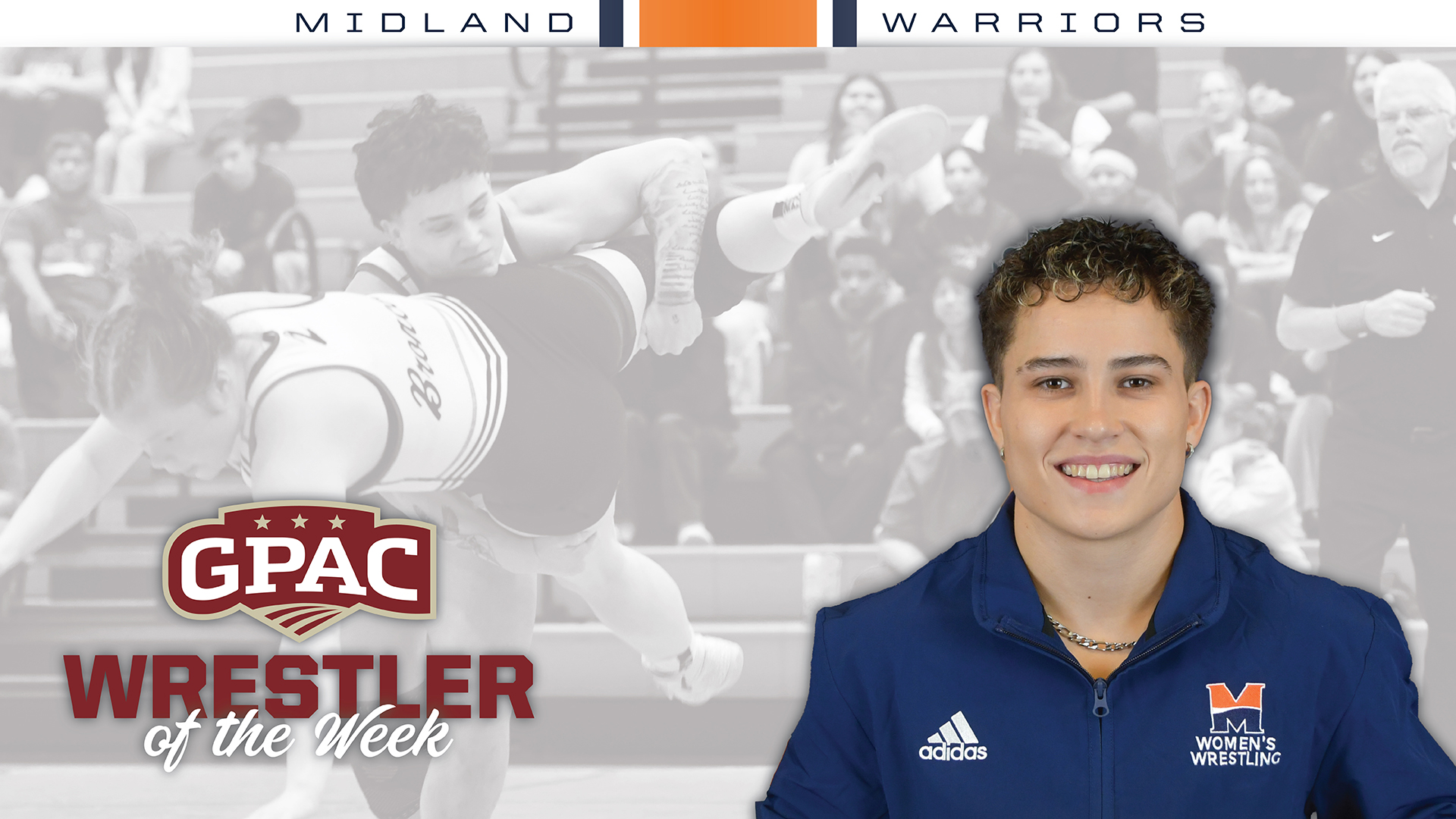 Avila Selected as GPAC Wrestler of the Week